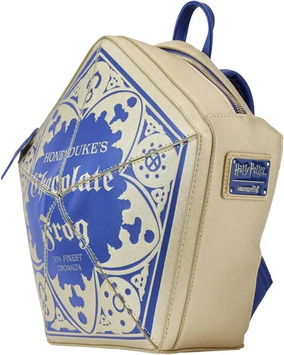 Vista 3 de Loungefly Mini mochila de rana de chocolate de Harry Potter, Oro, Mini mochila