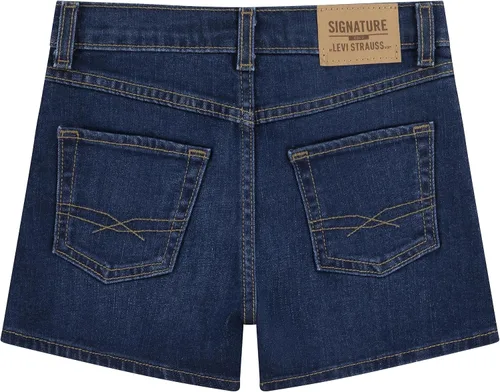 Vista 2 de Levi Strauss Signature Gold Pantalón corto con corte de tiro alto para niña