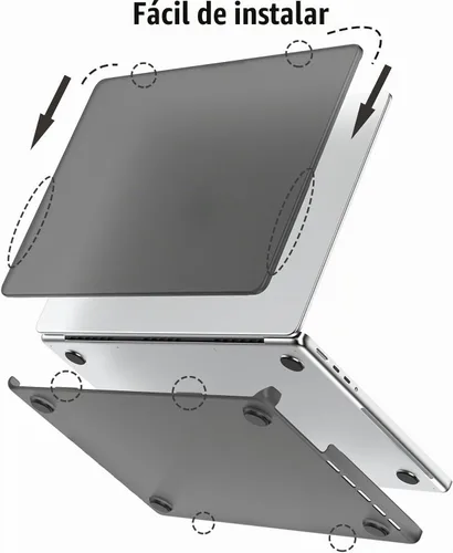 Vista 7 de BlueSwan Funda flexible para MacBook Air de 15 pulgadas, M5 M4 M3 M2 2026 Blanco congelado