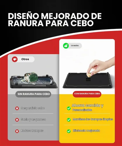 Vista 8 de Wowcatch Trampas adhesivas para ratones en interiores para el hogar