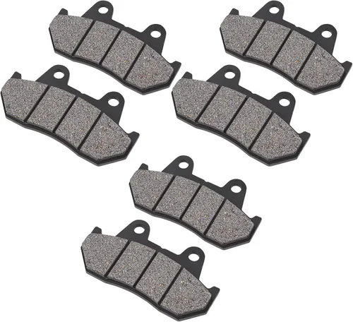 Vista 3 de AHL Juego de pastillas de freno semimetálicas delanteras y traseras para Honda GL1100A GL1100 A GL 1100A 1100 A Goldwing Aspencade 1982-1983