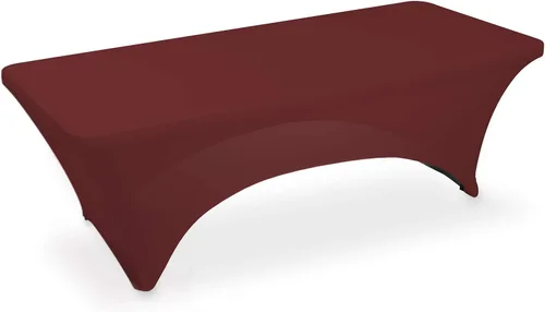 Vista 13 de Lann's Linens mantel ajustado rectangular de licra, varios colores y tamaños disponibles.