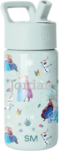 Vista 64 de Simple Modern Kids Summit - Botella de agua con tapa con pajilla, vaso de acero inoxidable de 14 onzas con aislamiento para niñas, para la escuela