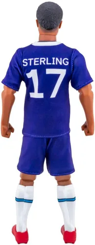 Vista 3 de Sockers Figuras de héroe de fútbol con licencia oficial, Raheem Sterling, 11.8 in de alto Soccer Hero's