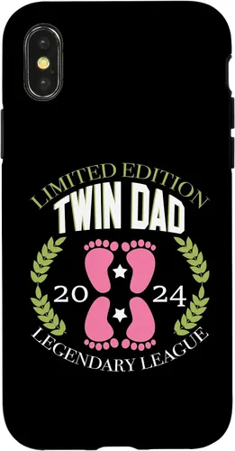 Vista 5 de Funda para iPhone 13 Pro Max Edición Limitada Orgullosa Twin Dad Life Legendary League Girl Case