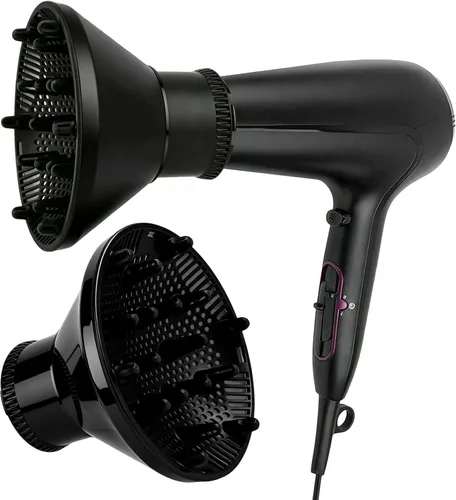 Vista 3 de Universal Hair Dryer Diffuser, Blow Dryer Nozzle Hair Dryer-Attachment for Curly-Hair and Natural Wavy-Hair, Quick Drying Travel Hair-Styling Tools