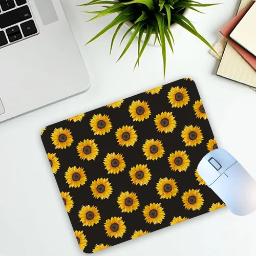 Vista 15 de 1 unids Monte Fuji con flores de cerezo antideslizante alfombrilla de ratón de goma para juegos, oficina, trabajo, deportes electrónicos, teclado