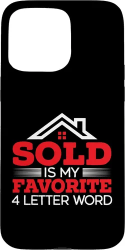 Vista 28 de iPhone 16 Sold Is My Favorite 4 Letter Word Real Estate Agent Realtor Case