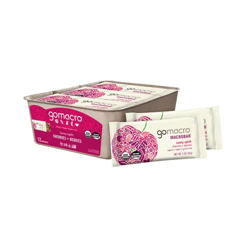 Vista 9 de Barritas de proteína GoMacro veganas y orgánicas