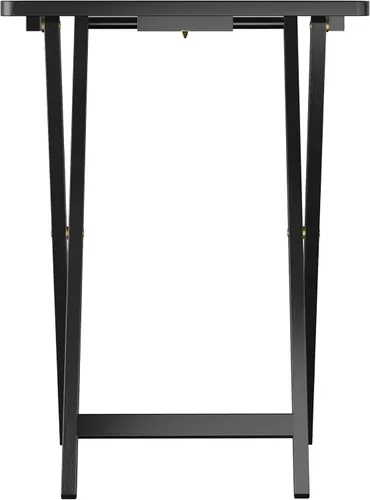 Vista 6 de Juego de mesa de 5 piezas para televisor de la marca Winsome Wood , Madera, Negro