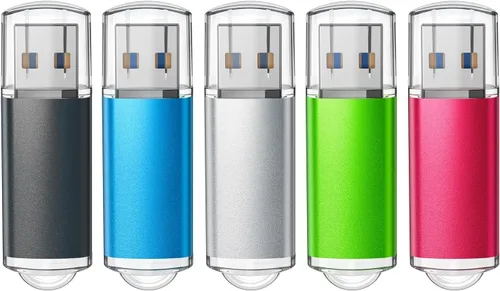 Vista 13 de TOPESEL Unidad flash USB 3.0 de 128 GB, memoria USB de alta velocidad para almacenamiento de datos (azul)