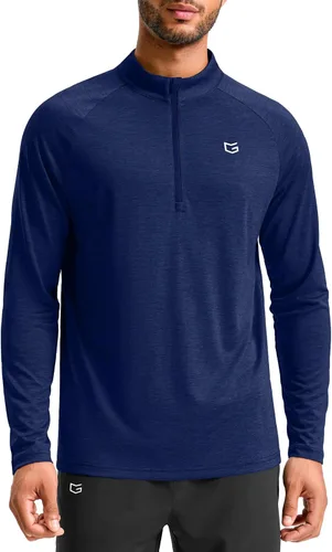 Vista 21 de G Gradual Camisetas deportivas de manga larga con cremallera de un cuarto Blanco
