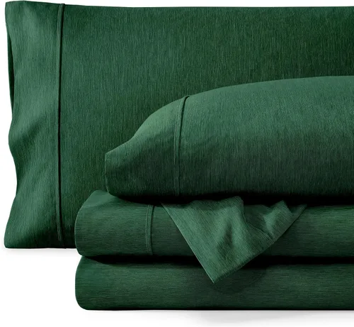 Vista 30 de Bare Home - Juego de sábanas estampadas, 1800 ultra suaves (individual, gris jaspeado) Deep Pockets 6 to 15 Inches, Breathable, Hypoallergenic
