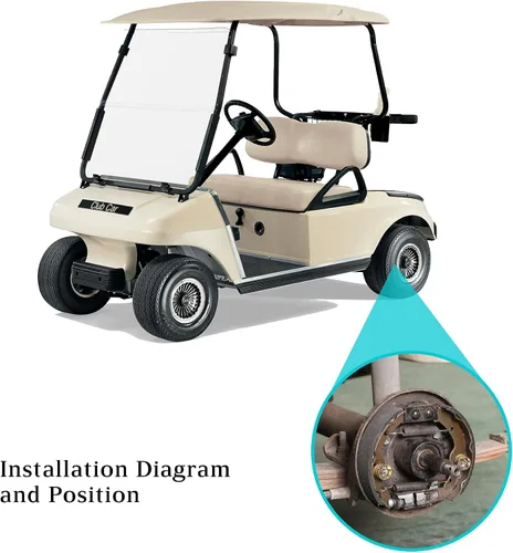 Vista 4 de 10L0L Kit de muelles de zapatas de freno para Club Car DS Precedent Golf Carts 1980-UP, reemplazar OEM # 1018163-01 1011466