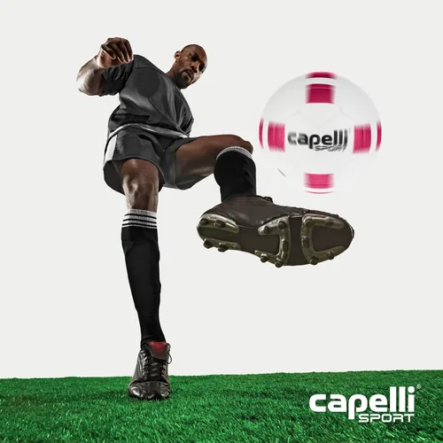 Vista 6 de Capelli Sport Balón de fútbol tamaño 5, Fusion II Cubes FIFA Quality Pro Balón de fútbol para jugadores jóvenes y adultos, entrenamiento