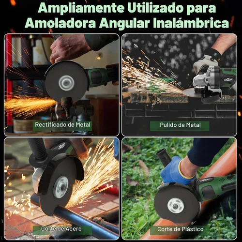 Vista 6 de Amoladora angular sin escobillas, herramienta eléctrica inalámbrica de 20 V