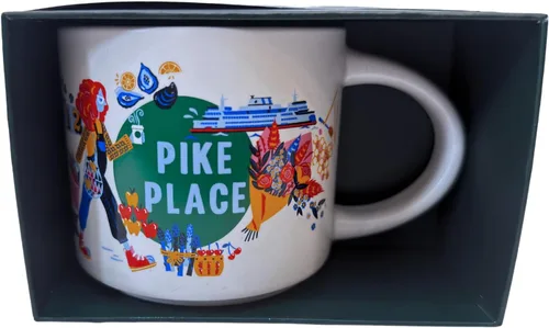 Vista 4 de Starbucks Discovery Series Pike Place - Taza de cerámica, 14 onzas