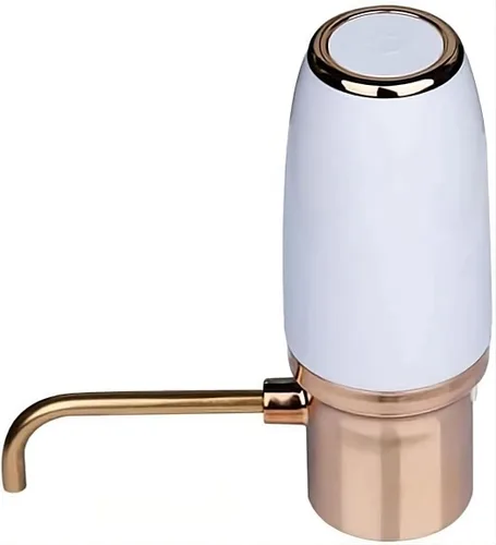 Vista 6 de Aireador de vino eléctrico, aireador de vino moderno, Dispensador de vino eléctrico, Vertedor de vino blanco y dorado, Bomba de vino, Vertedor