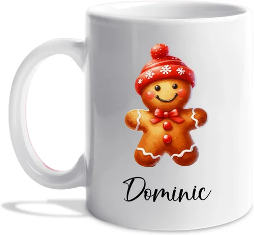 Vista 32 de Taza de café de Papá Noel con nombre personalizado – Taza de Papá Noel personalizada, 11 onzas y 15 onzas, bonita taza de cerámica blanca regalo