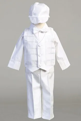 Vista 5 de Trajes de bautismo para niños traje de bautizo chaleco bautismal ropa de bautizo para niño Bebe