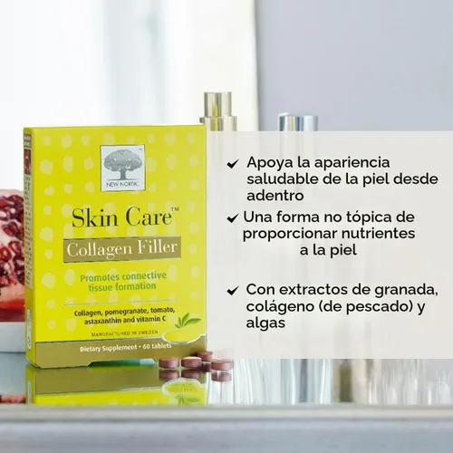 Vista 2 de New Nordic Skin Care relleno de colágeno, 60 unidades, 60