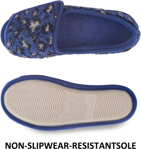 Vista 37 de Git-up -Pantuflas para mujer con diabetes/artritis/edema, cierre ajustable, espuma viscoelástica, punta abierta, extra ancha