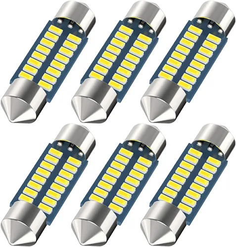 Vista 7 de Serundo Auto DE3175 - Bombilla LED para automóvil de 1.220 in, 1.22 pulgadas, DE3021 DE3022 DE3023 6428 6430 7065, bombilla LED interior utilizada