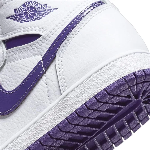 Vista 7 de Jordan 1 High Retro Court Púrpura Pre Escuela CU0449-151