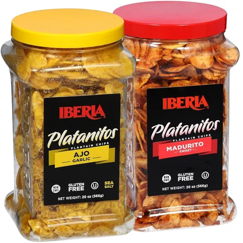 Vista 11 de Iberia Saladito - Plátanos fritos ligeramente salados, 20 onzas