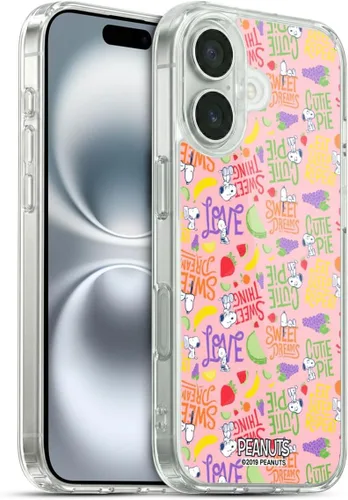 Vista 141 de Head Case Designs Funda de gel suave con licencia oficial de Peanuts Charlie y Snoopy Naturally Sweet compatible con Apple iPhone 7 Plus/iPhone 8