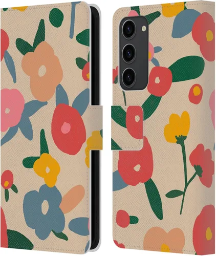 Vista 28 de Head Case Designs Officially Licensed Ninola Ditsy Flowers Yellow Nature Bold Leather Wallet Case Compatible with Samsung Galaxy A07 4G