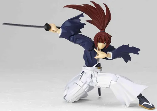 Vista 4 de Rurouni Kenshin Revoltech - Figura de acción Super Poseable #110 Himura Battohsai