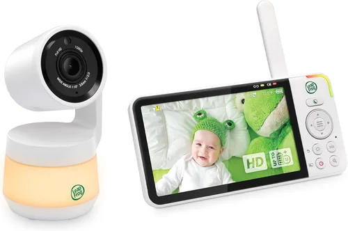 Vista 14 de LeapFrog Monitor de bebé LF925HD con cámara y audio, monitor de bebé de acceso remoto WiFi de 1080p, cámara panorámica e inclinación de 360°, zoom