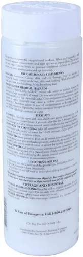 Vista 2 de SpaChoice Shock Premium Re-Energize para Spa de 2 Libras, Shock para Bañera de Hidromasaje, Fabricado en Estados Unidos