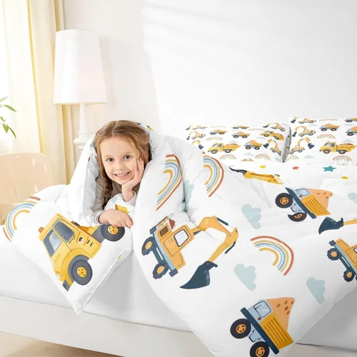 Vista 22 de Homewish Juego de edredón de juegos deportivos de pelota, tamaño twin, juego de ropa de cama de béisbol y baloncesto, 2 piezas para niños