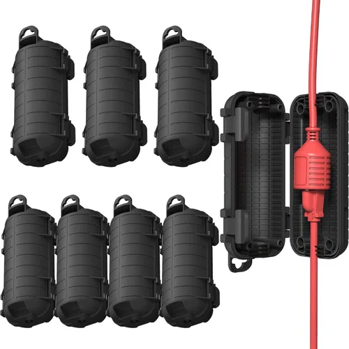 Vista 13 de Cubierta para Cable de Extensión para Exteriores, Protector de Conector de Cable IP54 Resistente al Agua, Caja de Seguridad Eléctrica