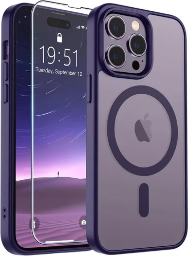 Vista 183 de SUPFINE Funda magnética para iPhone SE 2022 (3ª)/2020 (2ª), iPhone 8 (compatible con MagSafe) (protección contra caídas de grado militar), funda