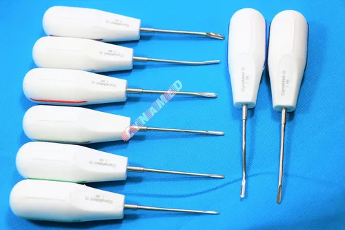 Vista 7 de Nuevos elevadores dentales Luxating 8 PC Luxating Root Elevators Instrumentos dentales