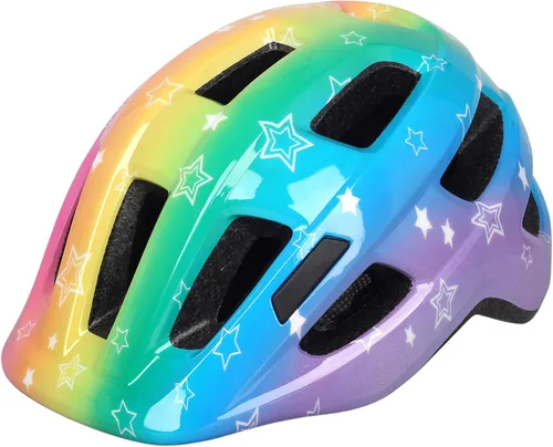 Vista 8 de Casco de bicicleta para niños de 1 a 8 años, cascos ajustables para niños y niñas, casco ligero para niños, ciclismo, scooter, deportivo, 18.9-21.3