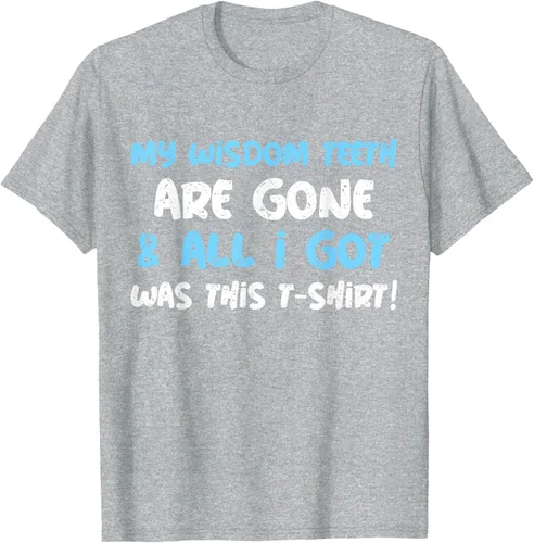 Vista 32 de My Wisdom Teeth Are Gone! Camiseta divertida de muelas del juicio, Negro