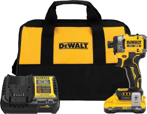 Vista 9 de DEWALT Taladro de Impacto 20V MAX, Inalámbrico, 3 Velocidades, 2 Baterías y Cargador Incluidos (DCF845P2)