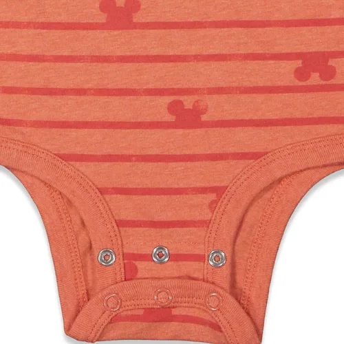 Vista 5 de Disney Bambi Lion King Mickey Minnie Mouse Winnie the Pooh Princess Dumbo - Paquete de 3 mamelucos para bebés recién nacidos a bebés