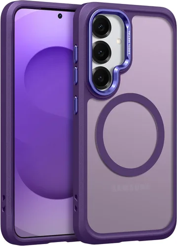 Vista 20 de Rayboen Funda mate para Samsung Galaxy S23, color morado Púrpura mate