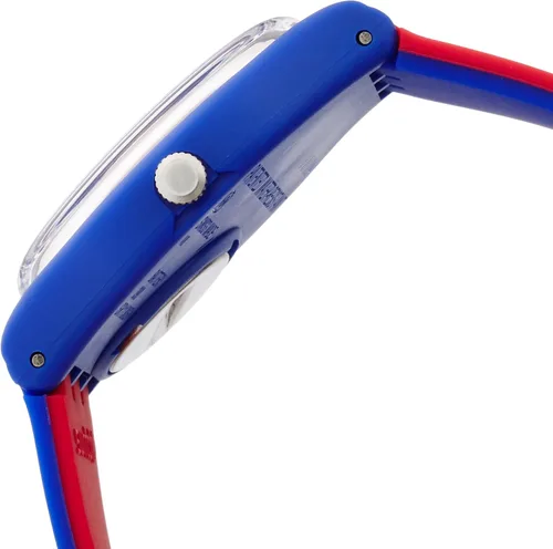 Vista 3 de Swatch GS148 Blue Loop Reloj de correa de silicona de dos tonos, Azul, Movimiento de cuarzo