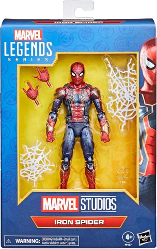 Vista 2 de Marvel Legends Series Iron Spider, Avengers: Endgame Figura de acción coleccionable de Spider-Man de 6 pulgadas