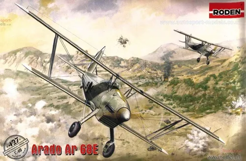 Vista 3 de ROD427 1:48 Roden Arado Ar 68E [Kit de construcción de modelos]