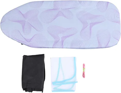 Vista 7 de Asixxsix Tabletop Ironing Board, Small Detachable Cotton Cover U Shaped Foldable Tabletop Ironing Board Space Saving Stable Foldable Iron Board for