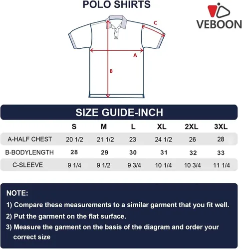 Vista 6 de VEBOON Polo de piqué para hombre de manga corta, mezcla de algodón, cuello casual, para negocios