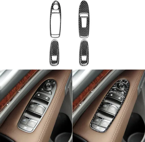 Vista 35 de Adhesivo decorativo de fibra de carbono suave para el interior del automóvil, velocímetro de control central, compatible con Nissan 370Z Z34 2019