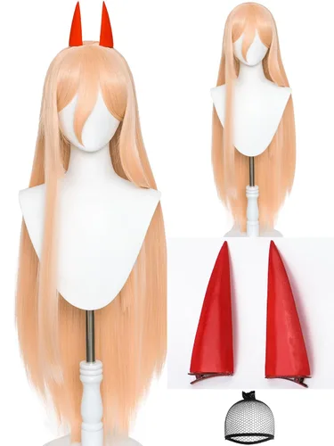 Vista 12 de Peluca corta y recta de anime para cosplay de anime de 14 pulgadas, peluca